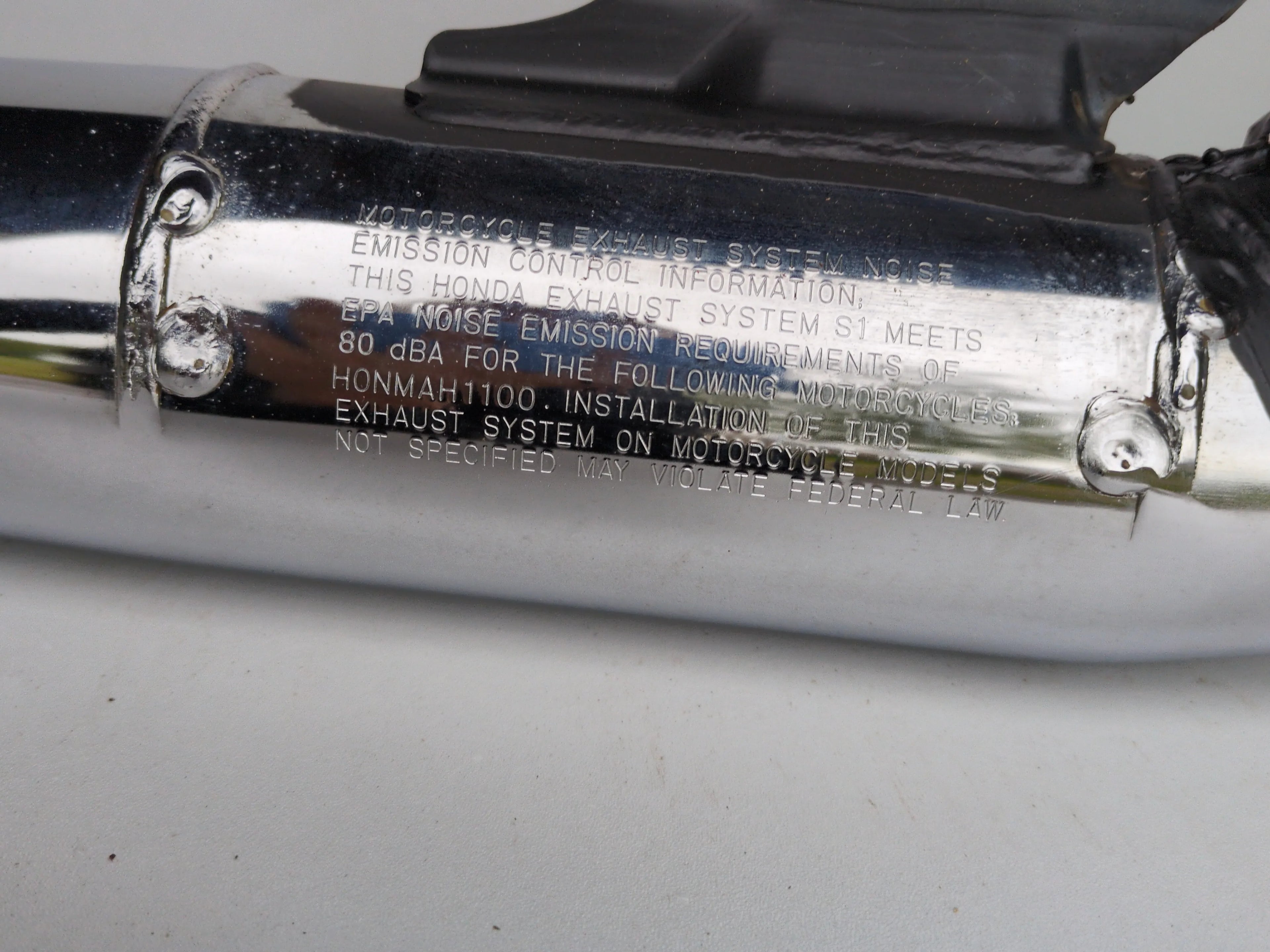 Honda VT1100C Shadow Muffler 18410-MAH-003 | Genuine OEM Honda Exhaust | NOS Original Part