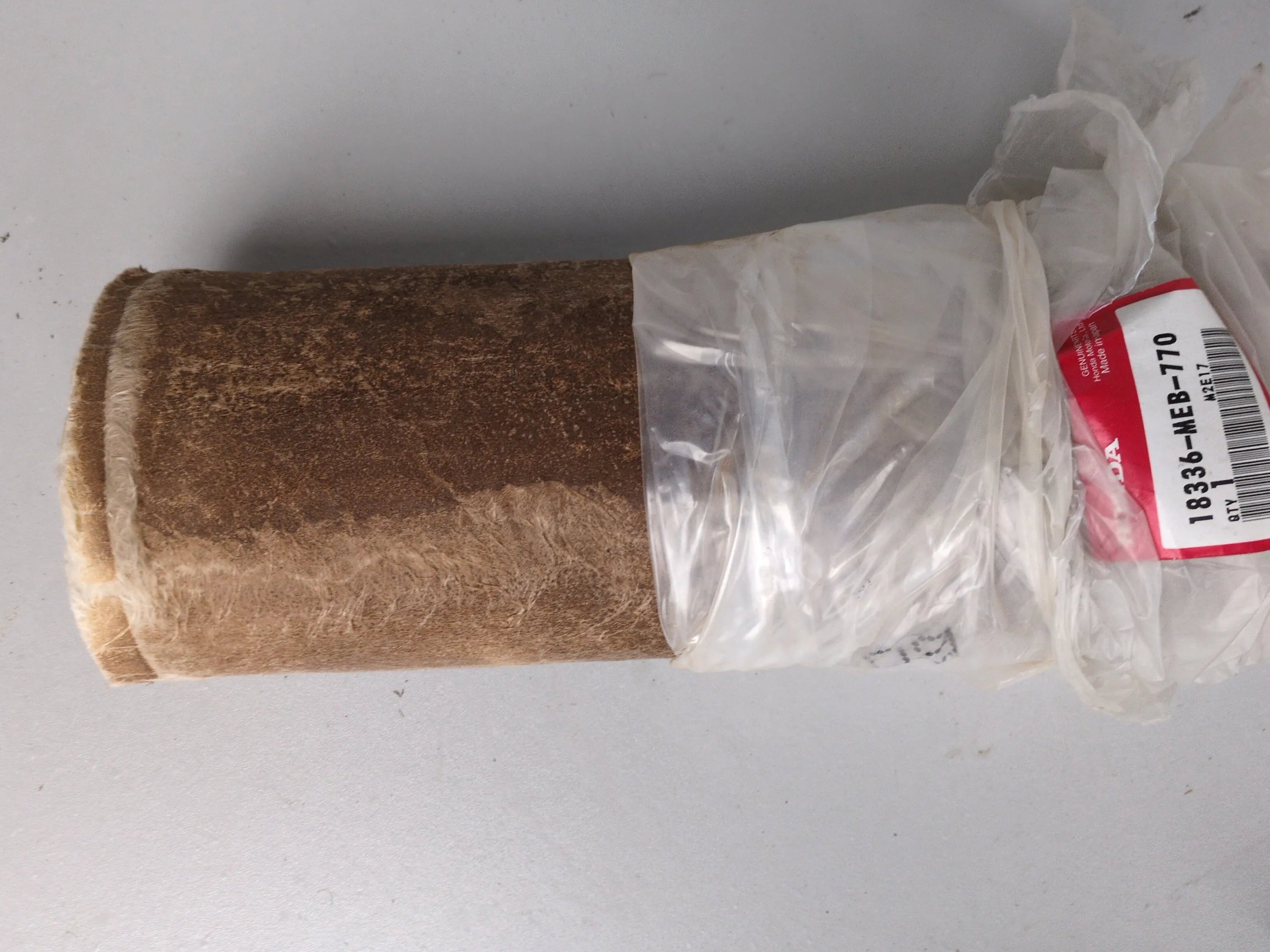 Honda XL1000V Varadero Exhaust Baffle – Right Side (OEM 18336-MEB-770) – Genuine Honda NOS Original Part