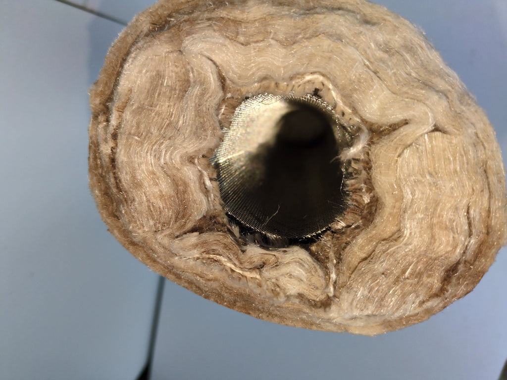 Honda XL1000V Varadero Exhaust Baffle – Right Side (OEM 18336-MEB-770) – Genuine Honda NOS Original Part