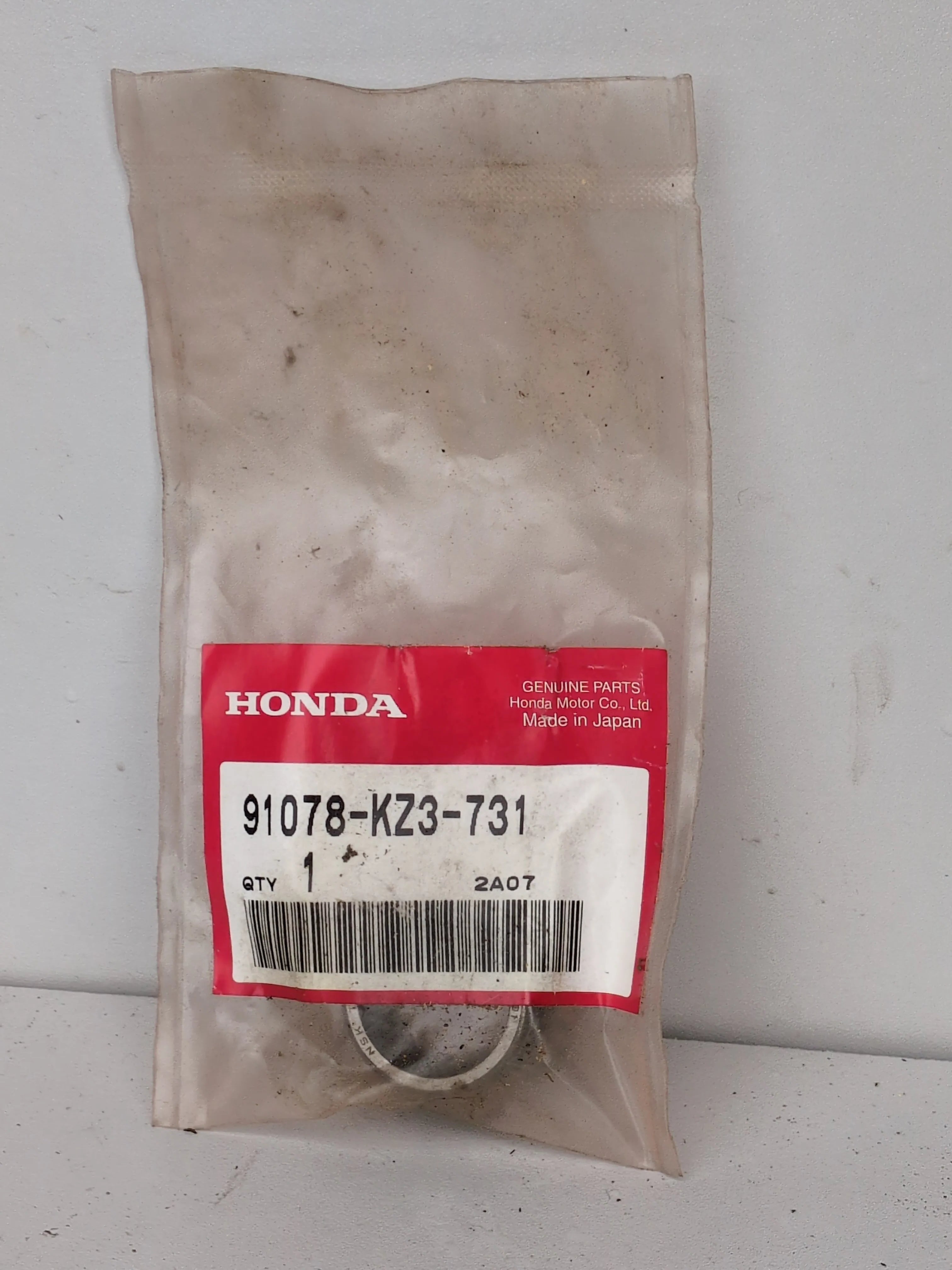 Honda Collar 91078-KZ3-731 | Rear Axle Collar | CR125R CR250R | Genuine OEM | NOS | Made in Japan