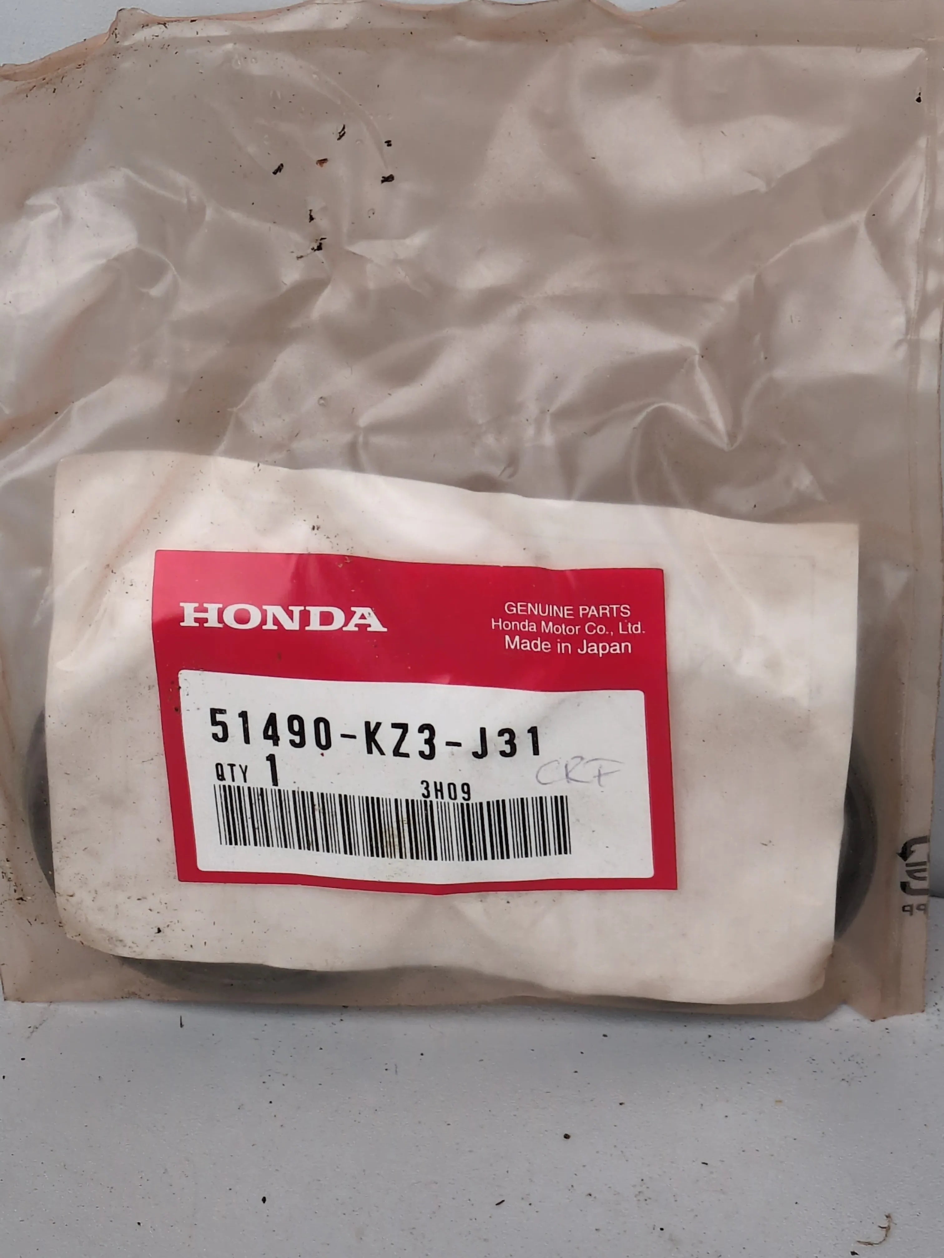 Honda Fork Seal Set 51490-KZ3-J31 | Fork Oil Seals | CR125R CR250R CR500R | Genuine OEM | NOS | Made in Japan