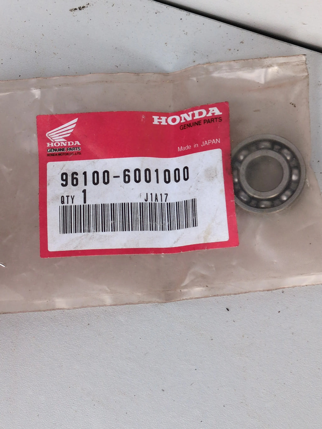 Honda Bearing 96100-60010-00 – Genuine OEM | NOS | Made in Japan