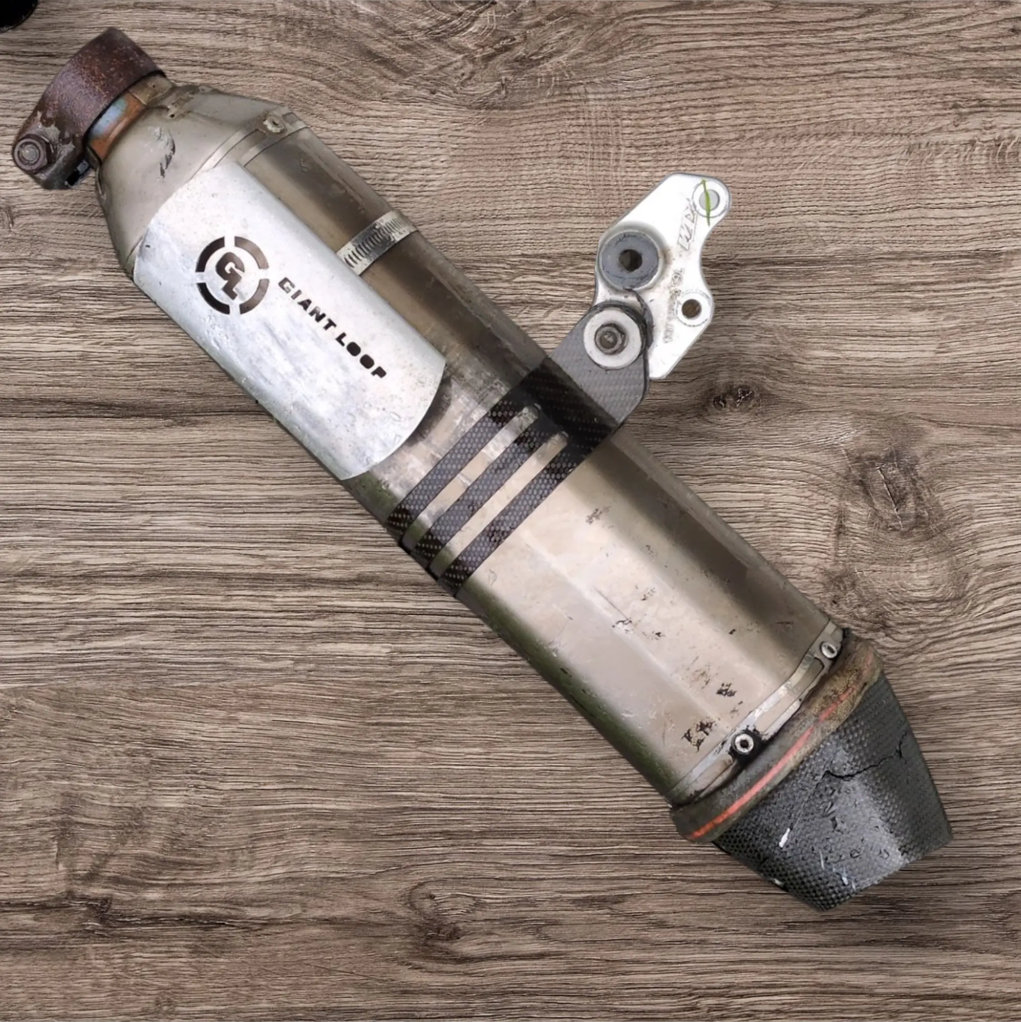 KTM 690 Enduro R Exhaust System – Aftermarket Slip-On (2012)