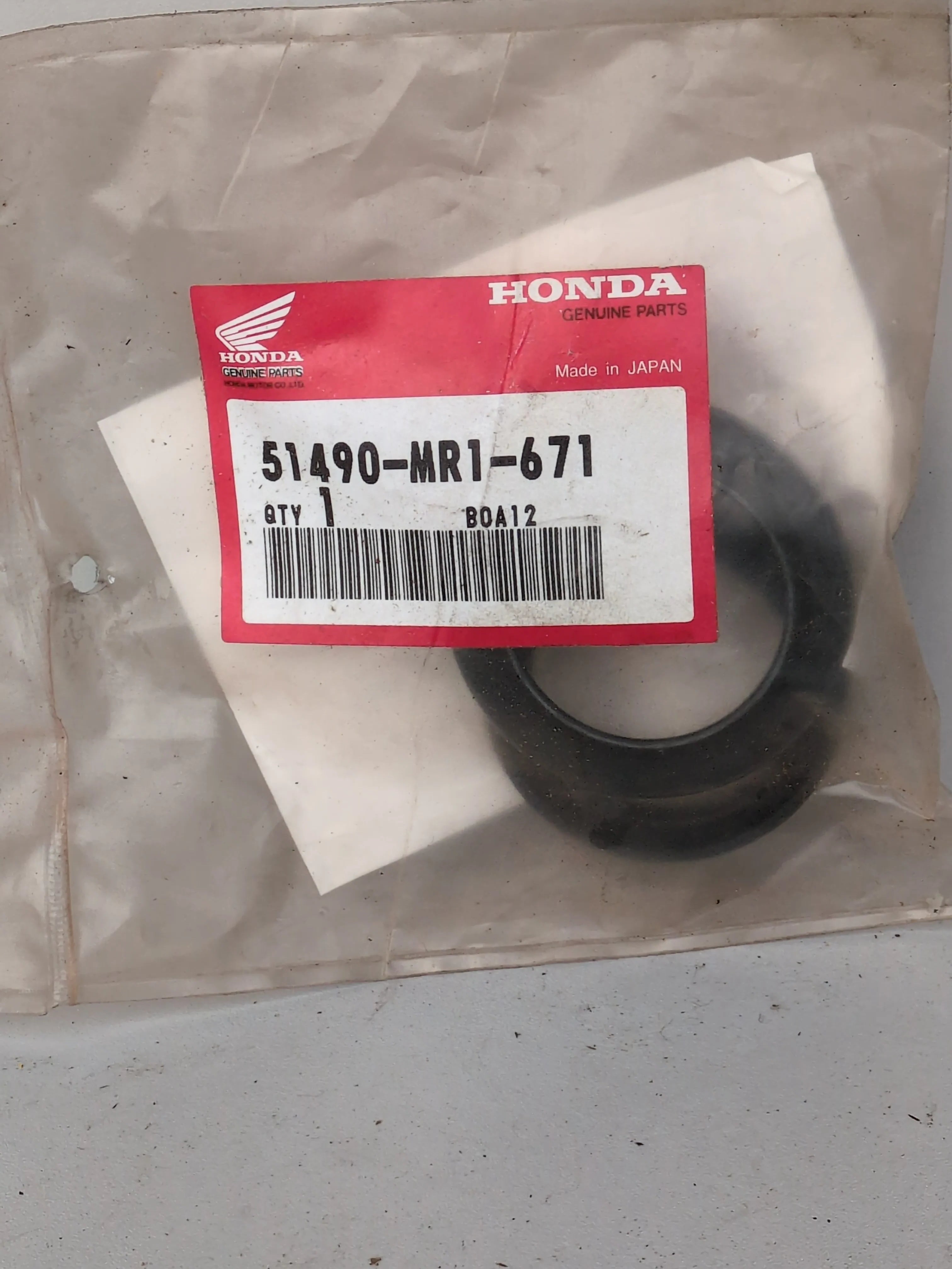 Genuine Honda Fork Oil Seal 51490-MR1-671 OEM NOS Front Fork Seal Made in Japan from ExoticParts