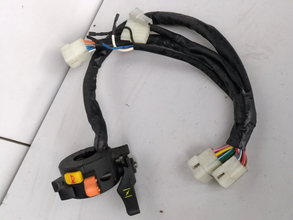 Complete Honda Left Handlebar Switch Assembly 35200-MT4-611 with connectors Genuine OEM NOS